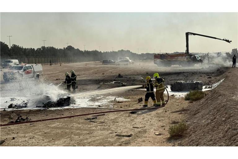 Eine indische HAL Tejas ist während einer Vorführung auf der Dubai Air Show abgestürzt.