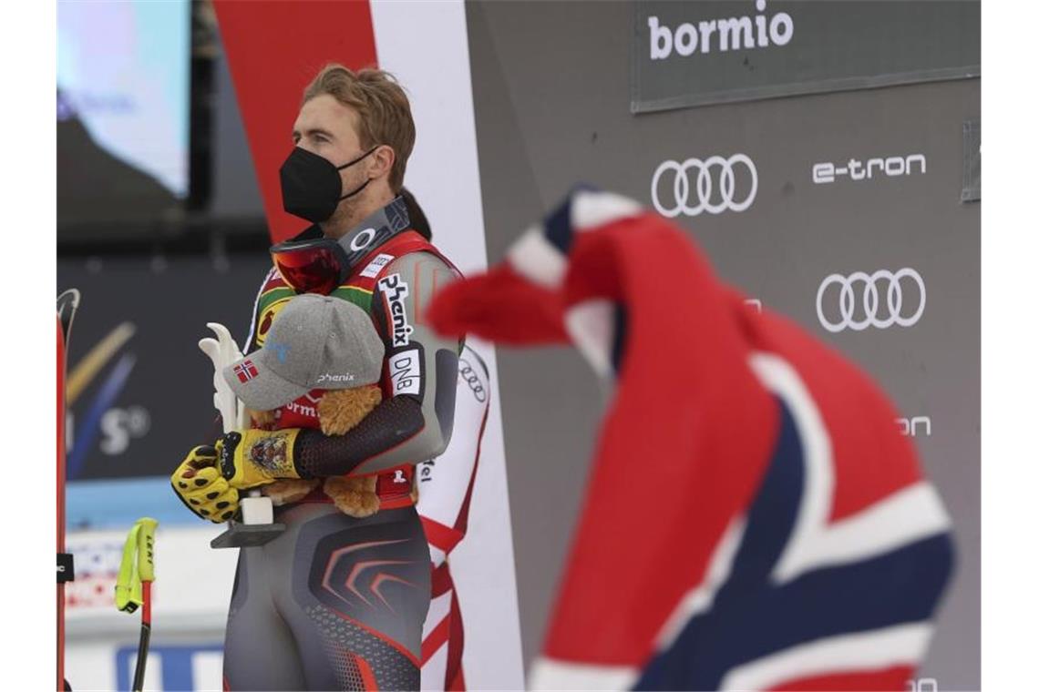 „Wikinger“ Kilde brilliert beim Super-G in Bormio Eine Klasse für sich: Norwegens Ski-Star Aleksander Aamodt Kilde. Foto: Luciano Bisi/AP/dpa