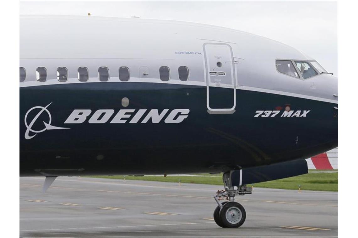 Eine Maschine vom Typ Boeing 737 Max. Foto: Ted S. Warren/AP/dpa