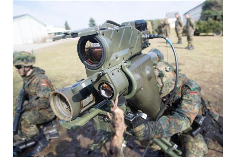 Eine Milan-Panzerabwehrrakete der Nato (Archivbild aus dem Jahr 2015). Foto: picture alliance / dpa