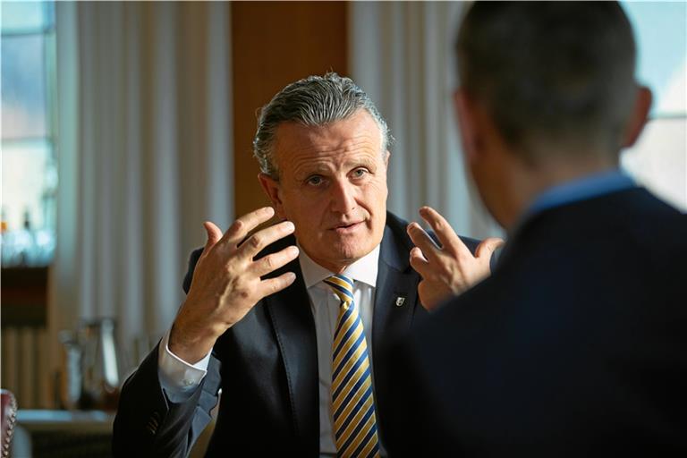 Eine OB-Kandidatur in Stuttgart würde Frank Nopper reizen. Foto: A. Becher