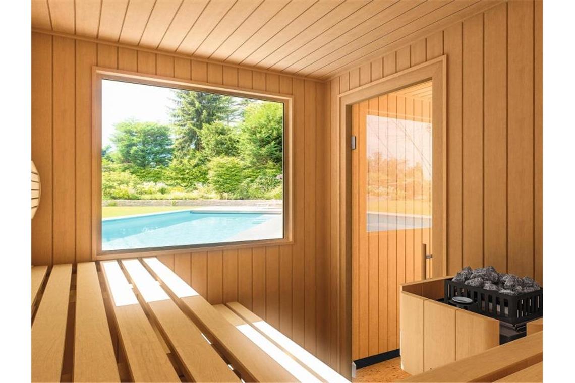 Corona gibt Saunabauer Klafs einen Schub Eine Sauna ist zu sehen. Foto: KLAFS GmbH/dpa/Archivbild