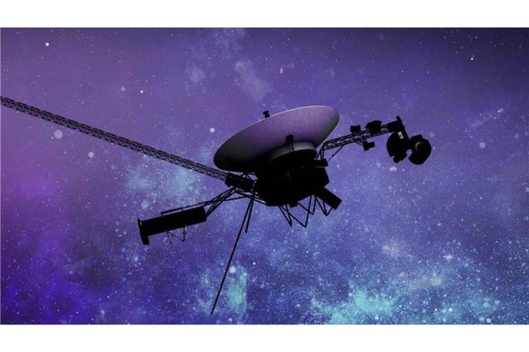 Eine Space-Artist-Illustration der amerikanischen Raumsonde: Voyager 1 sendet nach monatelanger Pause wieder.