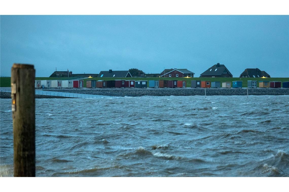 Eine Sturmflut wird an der deutschen Nordseeküste am Montag nicht erwartet.