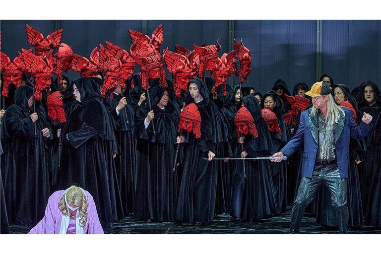 Eine Szene aus der Oper "Götterdämmerung".