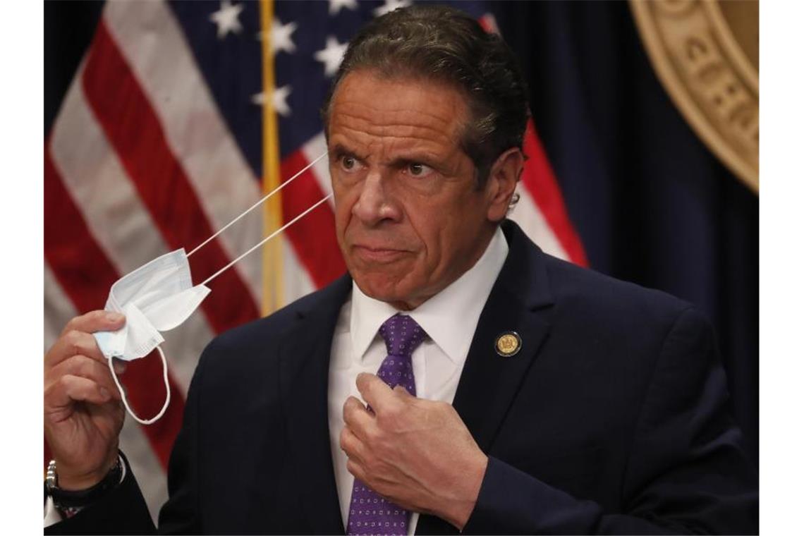 Eine Untersuchung ist zu dem Ergebnis gekommen, dass Cuomo seine Mitarbeiterinnen sexuell belästigt hat. Foto: Shannon Stapleton/POOL Reuters/AP/dpa