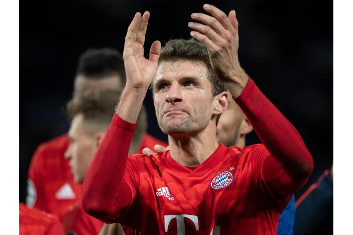 Eine Vertragsverlängerung von Thomas Müller beim FC Bayern rückt näher. Foto: Sven Hoppe/dpa