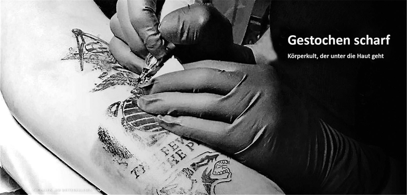 Von der Zeitung ins Internet Eine Zusammenfassung der Sommerserie zum Thema Tattoos ist nun auch online zu finden und ganz einfach zum Durchblättern, Scrollen oder Wischen. Foto: privat