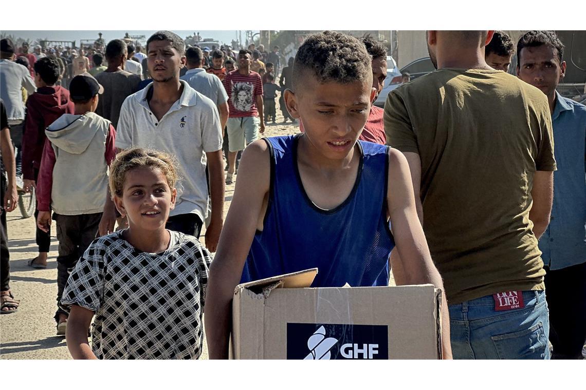 Eineinhalb Monate nach Inkrafttreten des Waffenstillstands im Gazastreifen hat die umstrittene GHF-Stiftung ihre Hilfsmission in dem Palästinensergebiet beendet (Archivfoto).