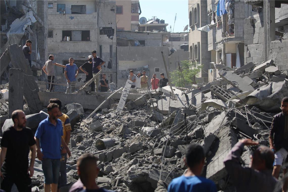 Netanjahu warnt Einwohner der Stadt Gaza: „verschwinden Sie" Einer Fotoreporterin der US-Zeitung "Washington Post" sind Aufnahmen von der dortigen Zerstörung durch israelische Bombardierungen gelungen (Archivfoto).
