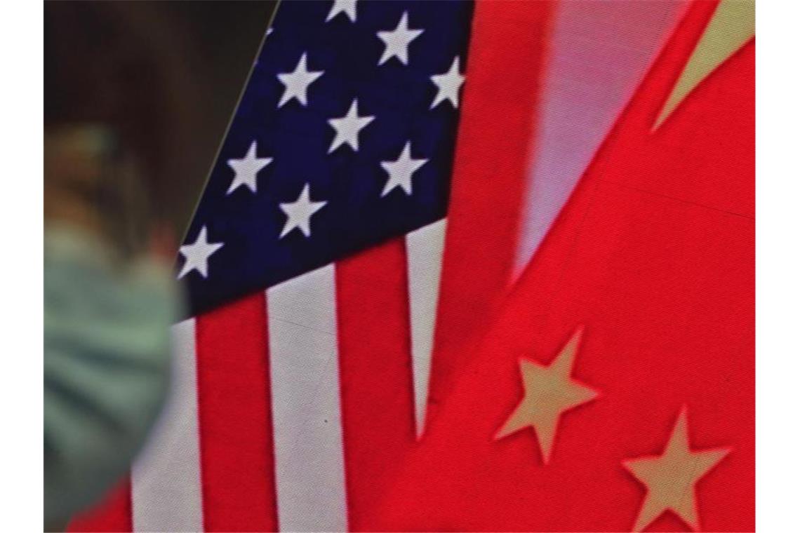 Einfluss-Sphären, Handelspolitik, Menschenrechte - die Liste der Problemfelder zwischen den USA und China ist lang. Foto: Andy Wong/AP/dpa