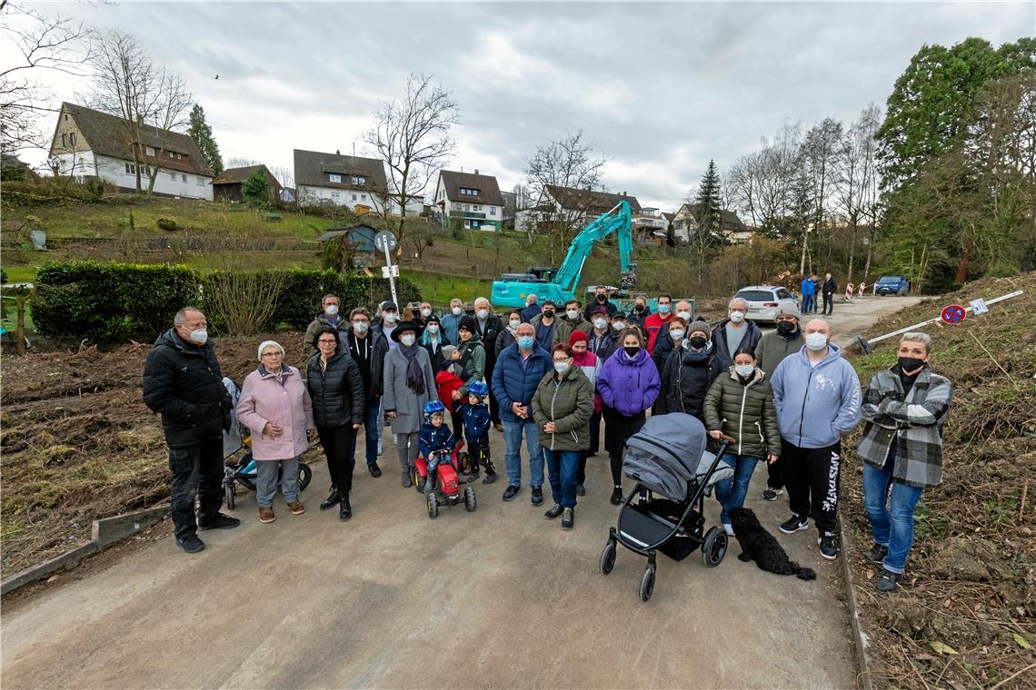 Anwohner sprechen sich gegen Bau aus Einige Anwohner der Mehlklinge in Oppenweiler sprechen sich gegen die geplante Bebauung aus. Foto: A. Becher