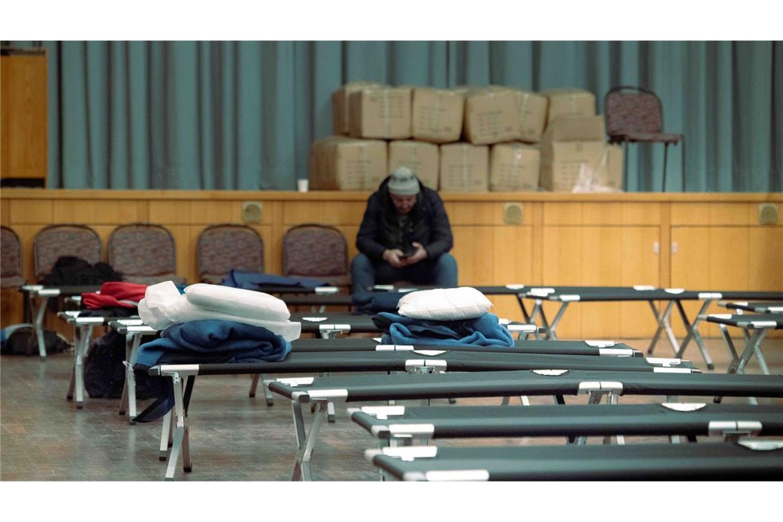 Einige wollen die Nacht trotz Kälte in der eigenen Wohnung verbringen.