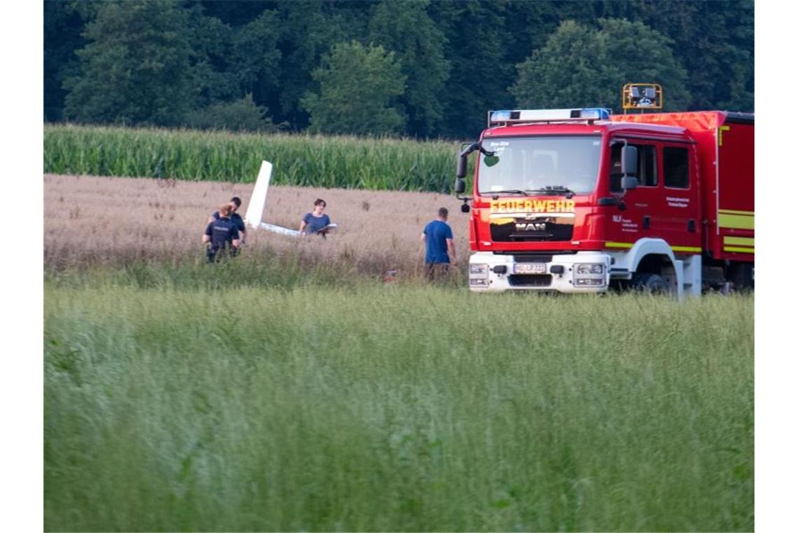 Kleinflieger nach Kollision in Schwaben abgestürzt