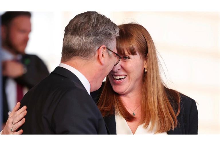 Einst demonstrierten der britische Premier Keir Starmer (links) und Angela Rayner (rechts) demonstrativ Geschlossenheit.