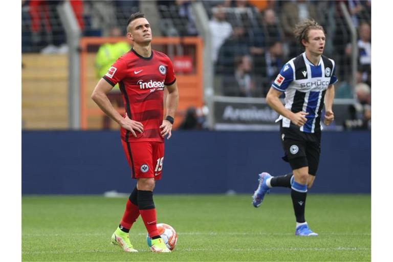 Eintracht Frankfurt und Arminia Bielefeld sind die laufstärksten Teams der Bundesliga. Foto: Friso Gentsch/dpa