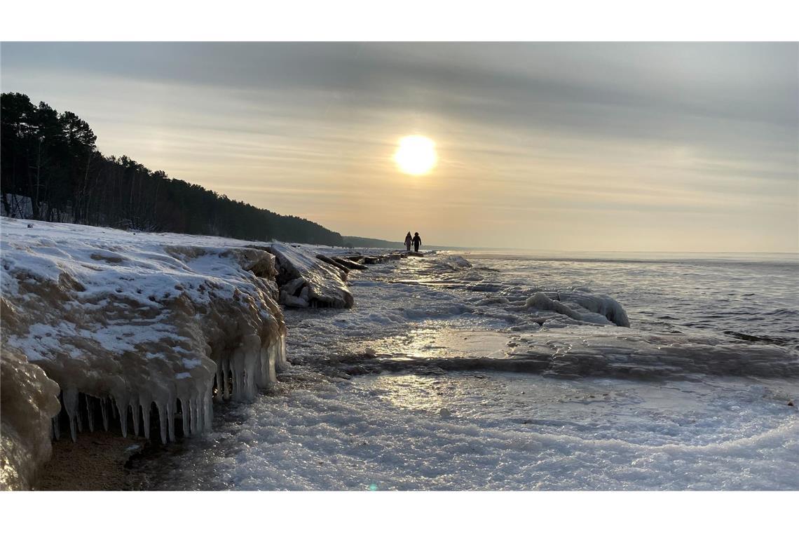 Eisige Ostsee