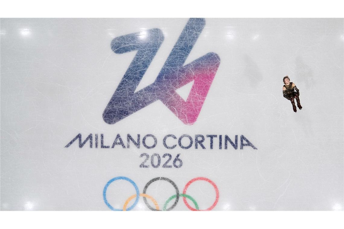 Eiskunstlauf von oben