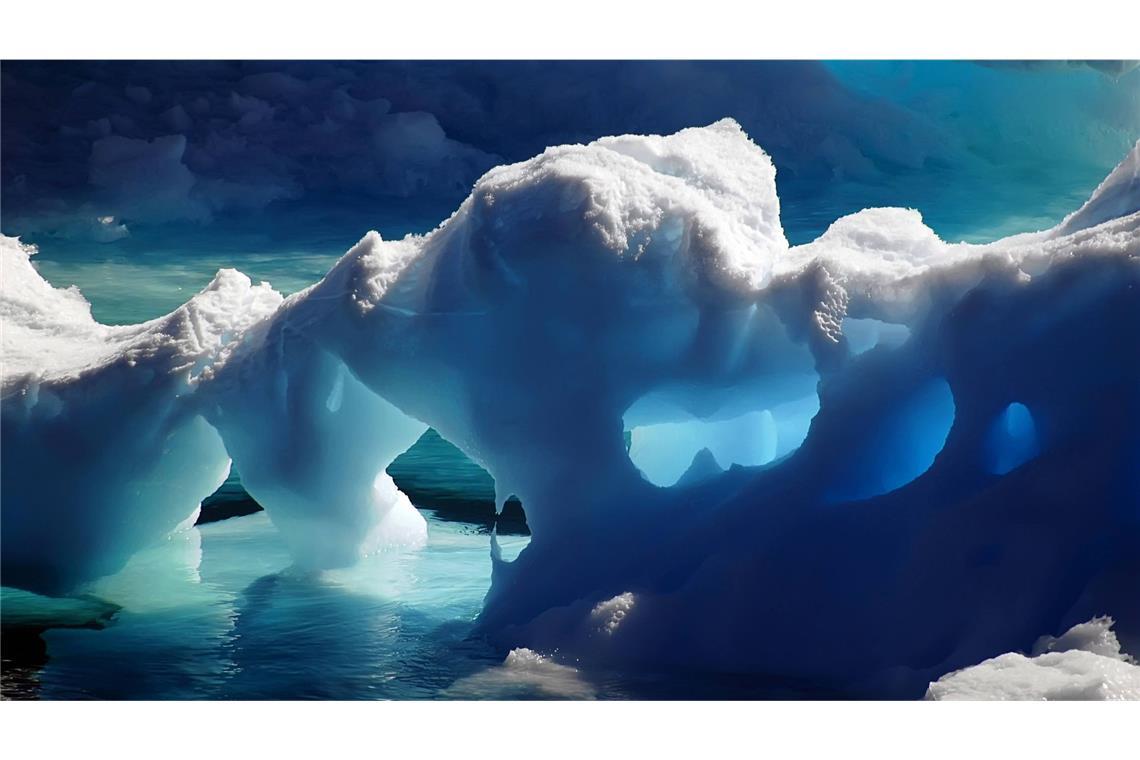 Warum sich der Anstieg der Meerestemperaturen beschleunigt Eisschmelze im Südpolarmeer.