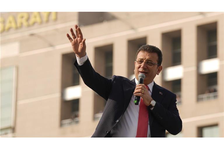 Ekrem Imamoglu ist ein aussichtsreicher Herausforderer von Präsident Erdogan.