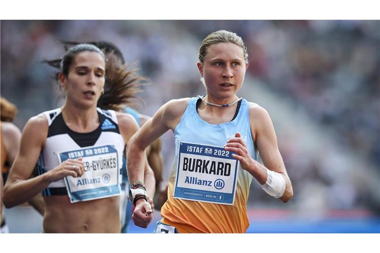Elena Burkard hat ihre Ziele für 2024 im Blick: die Leichtathletik-EM in Rom und die Olympischen Spiele in Paris.