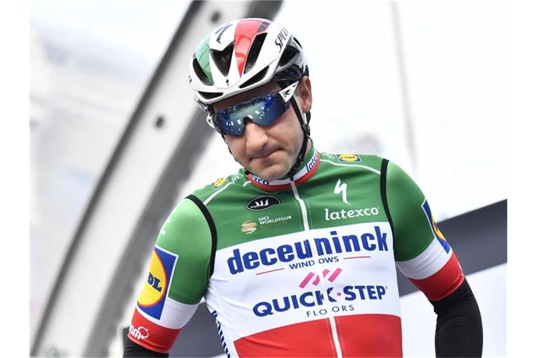 Elia Viviani gewann zum dritten Mal in Folge die Cyclassics. Foto: Dirk Waem/BELGA