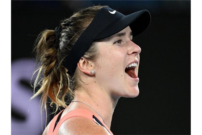 Elina Switolina aus der Ukraine. Foto: Dean Lewins/AAP/dpa/Archivbild