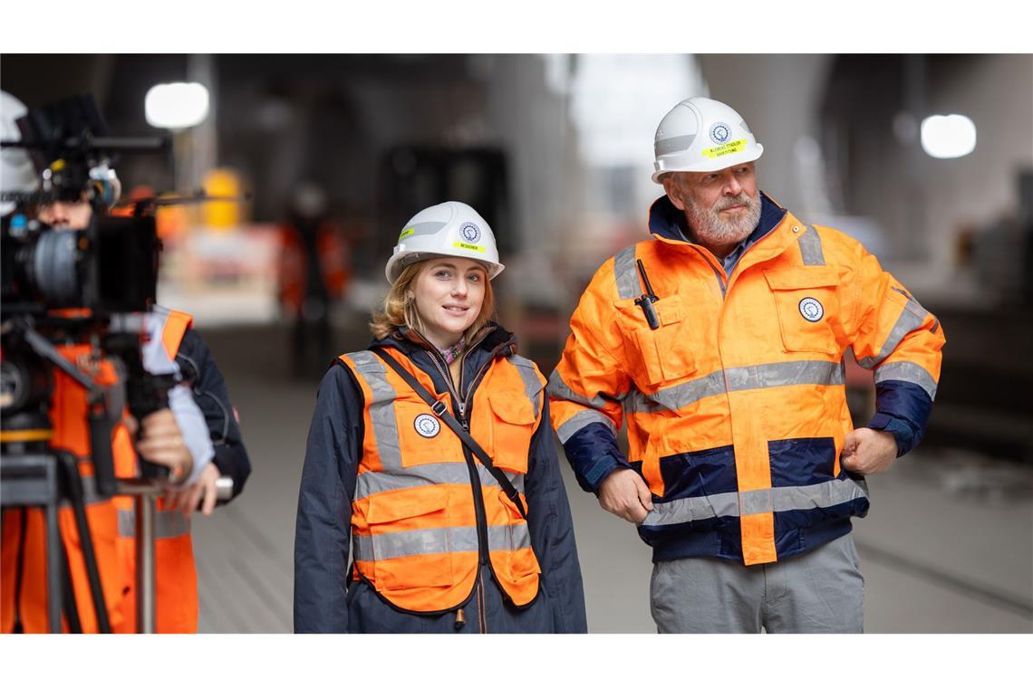 Axel Milberg als Ingenieur auf der S-21-Baustelle