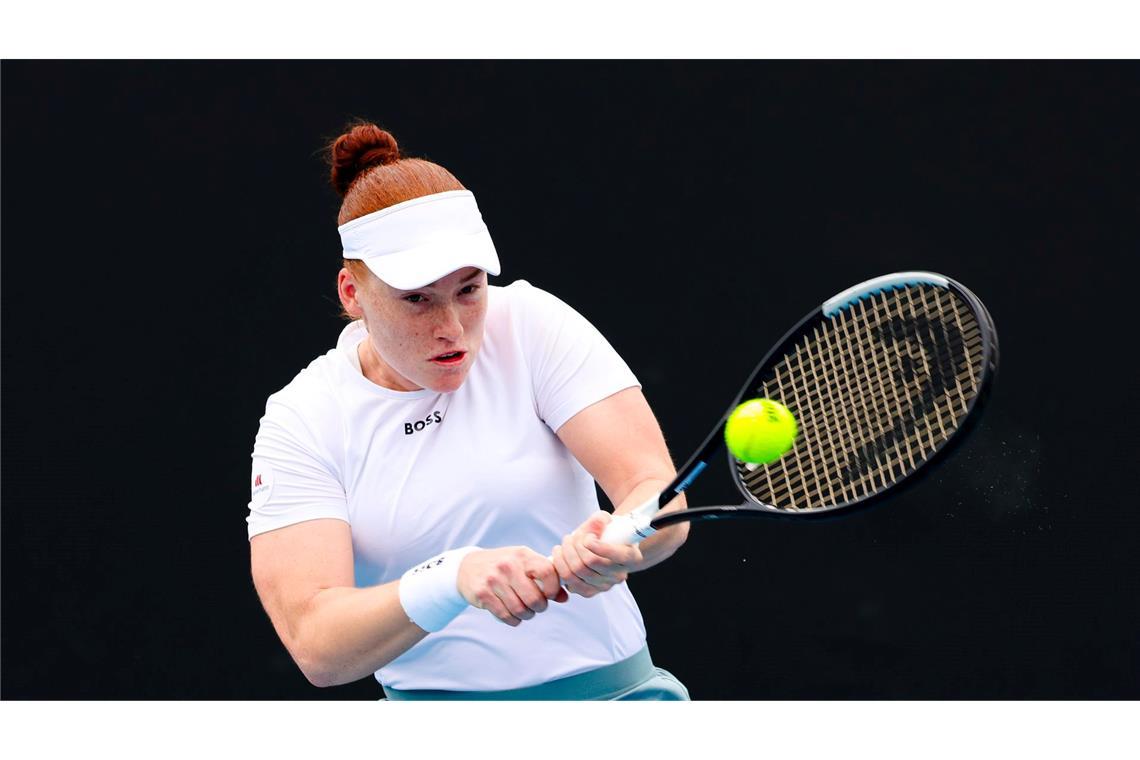 Ella Seidel gewann immerhin ihren ersten Satz überhaupt in Melbourne.