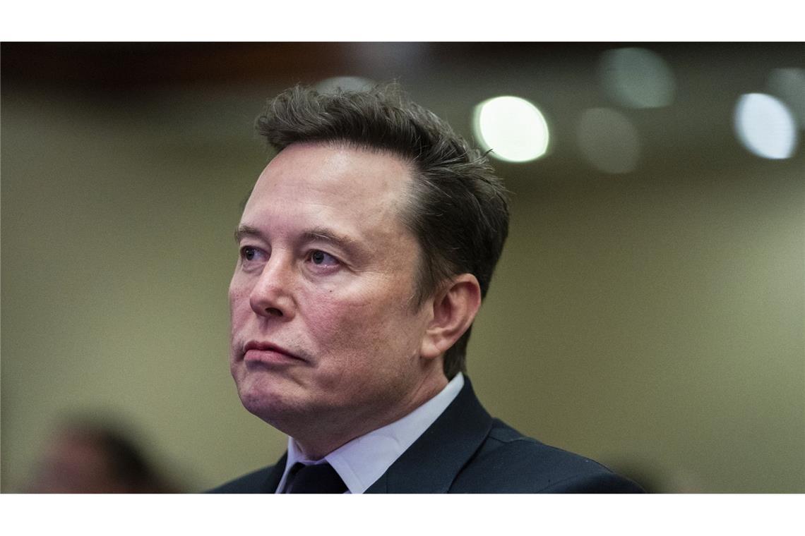 EU-Kommission fordert interne Dokumente von X Elon Musk (Archivbild)