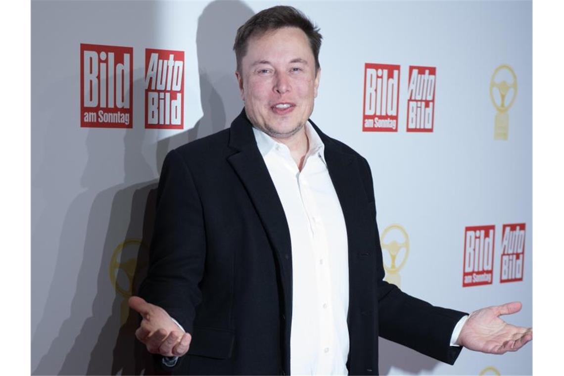 Elon Musk in Berlin. Foto: Jörg Carstensen/dpa