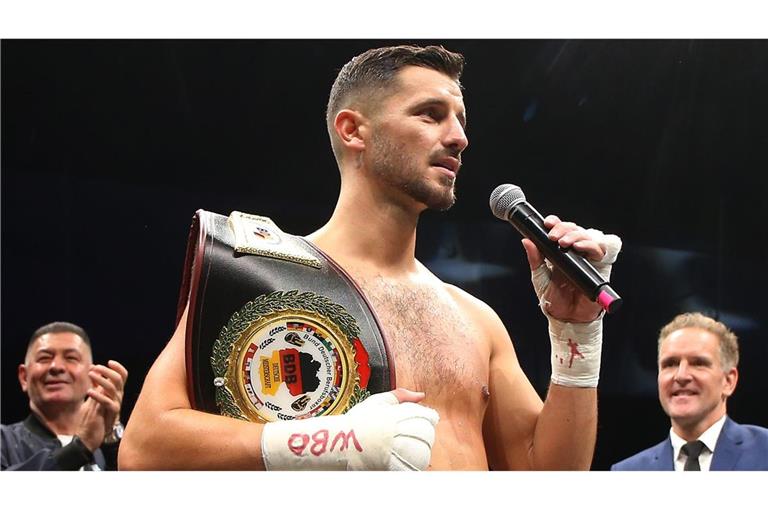 Eloquent, intelligent, charismatisch: Boxer Ardian Krasniqi.