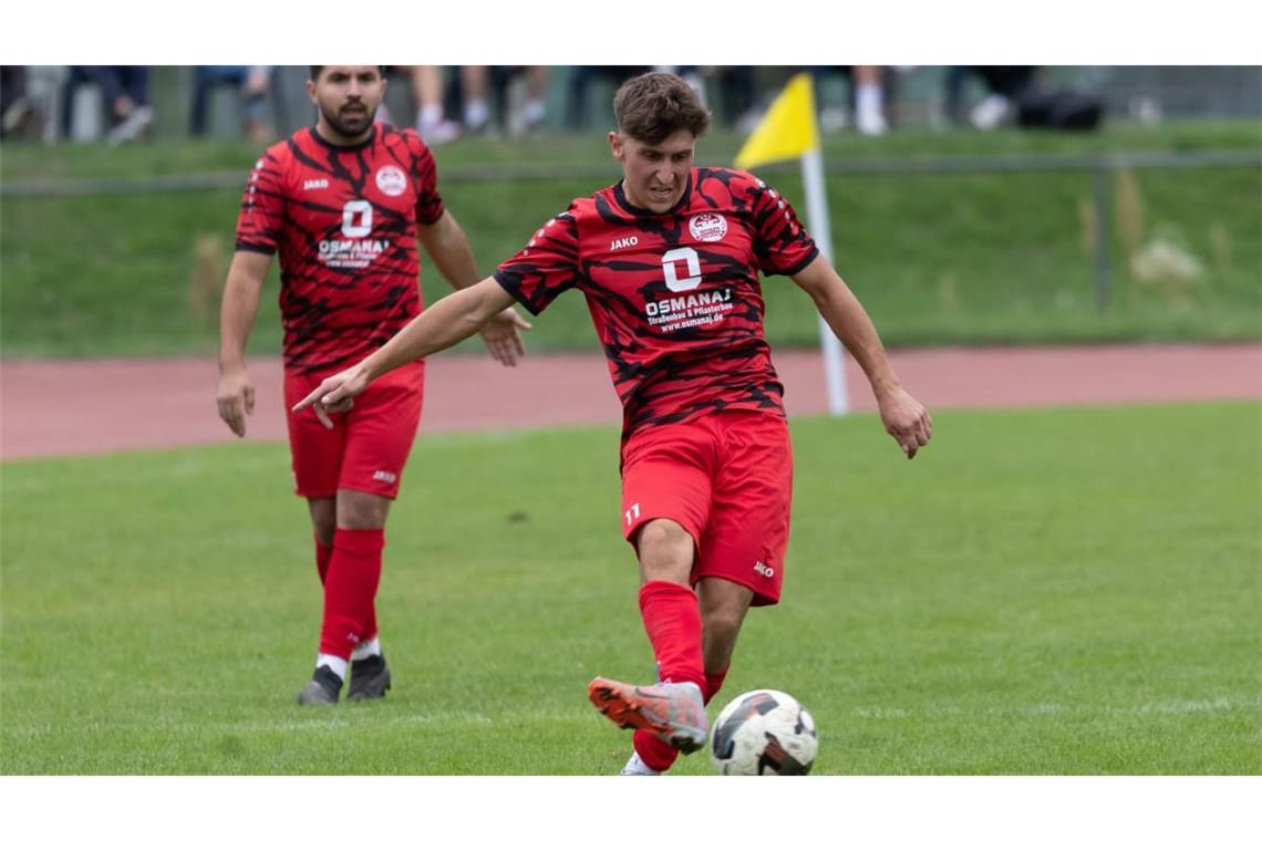 Elvis Gasli gelang im Pokal ein Dreierpack und will in der Liga nachlegen.