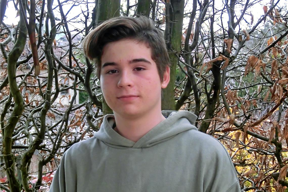 Artikel „Grüne Energien“ gewinnt Sonderpreis Elvis Pfäffle aus Backnang gewinnt bei Zisch den Energie-Sonderpreis. Foto: privat