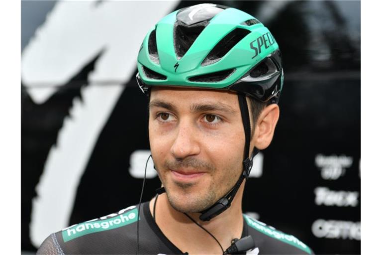 Emanuel Buchmann geriet bei den ersten beiden Alpen-Etappen ans Limit. Foto: Bernd Thissen/dpa