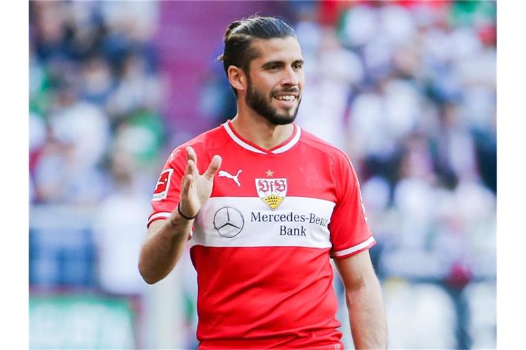 Emiliano Insua vom VfB Stuttgart. Foto: Tom Weller/Archivbild