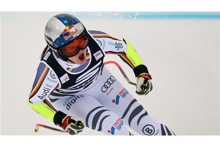 Emma Aicher präsentiert sich drei Wochen vor Olympia in starker Form.