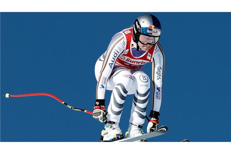 Emma Aicher zeigte im zweiten Rennen von St. Moritz eine famose Fahrt.