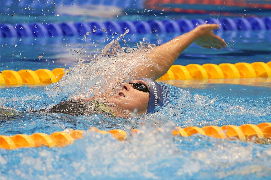 Emma Schmiedefeld hat über 200 Meter Rücken einen neuen Vereinsrekord geschwommen. Foto: Imago