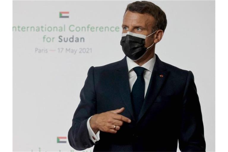Emmanuel Macron, Präsident von Frankreich. Foto: Ludovic Marin/AFP/dpa