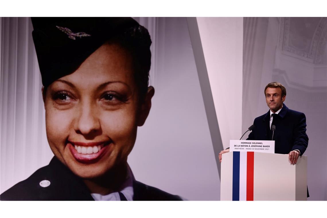Josephine Baker: Tanzen gegen Hass Emmanuel Macron würdigte sie als eine "Kämpferin, eine Künstlerin, eine Frau, die nicht nur das schwarze Volk verteidigt hat – sondern die Menschheit". (Archivbild)