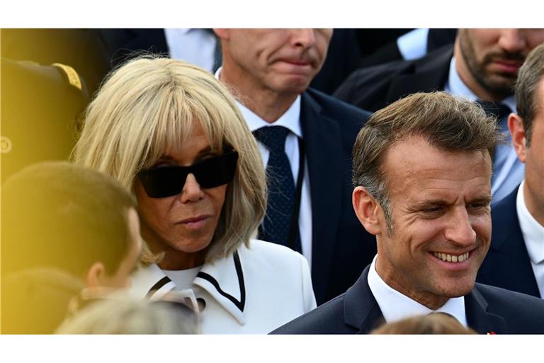 Emmanuel und Brigitte Macron klagen in den USA gegen die rechte Influencerin Candace Owens. (Archivbild)