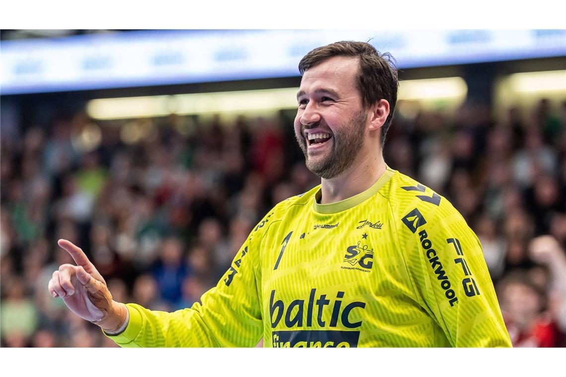 Entscheidende Paraden nach seiner Einwechslungen: Flensburgs Keeper Benjamin Buric.