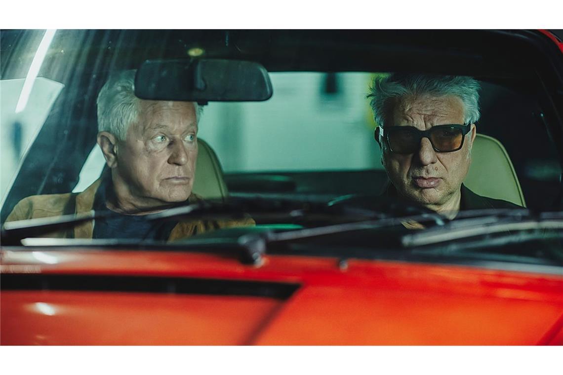 Entspannte Ausfahrt im historischen Porsche, dem Ruhestandsprojekt  vom Franz? Nein, immer noch eine Dienstfahrt.