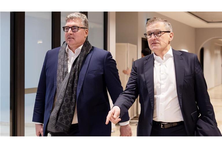 Enttäuscht vom DFB: Hellmann und Dreesen.