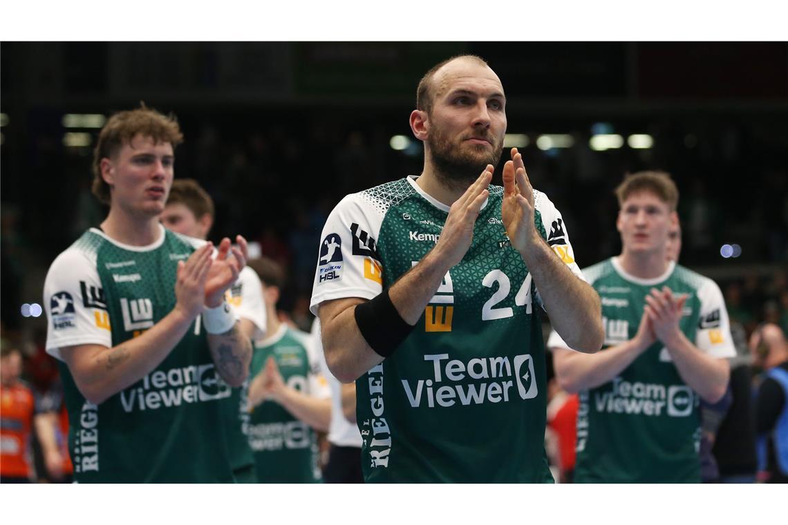 Lehrstunde von Ivan Martinovic und den Löwen Enttäuschte Frisch-Auf-Spieler bedanken sich bei den Fans.