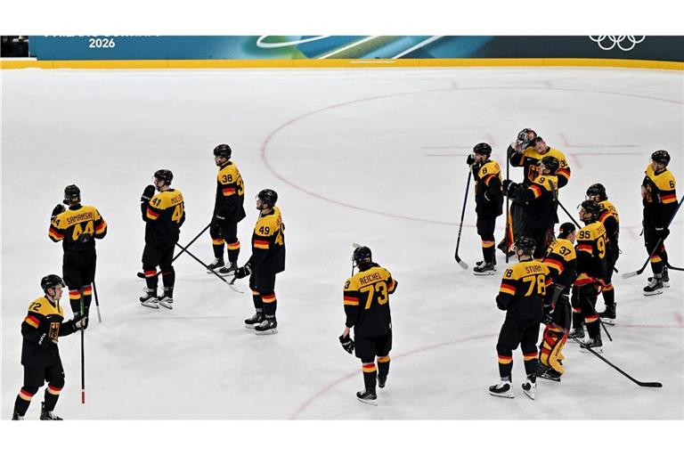Enttäuschung für das deutsche Eishockey-Team gegen Lettland