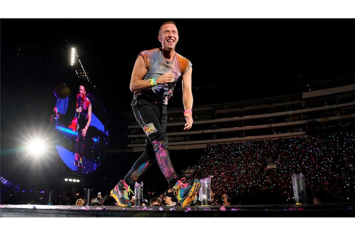 Affäre entlarvt? Video von Coldplay-Show geht viral "Entweder haben sie eine Affäre, oder sie sind einfach sehr schüchtern", kommentierte Frontmann Chris Martin. (Archivbild)