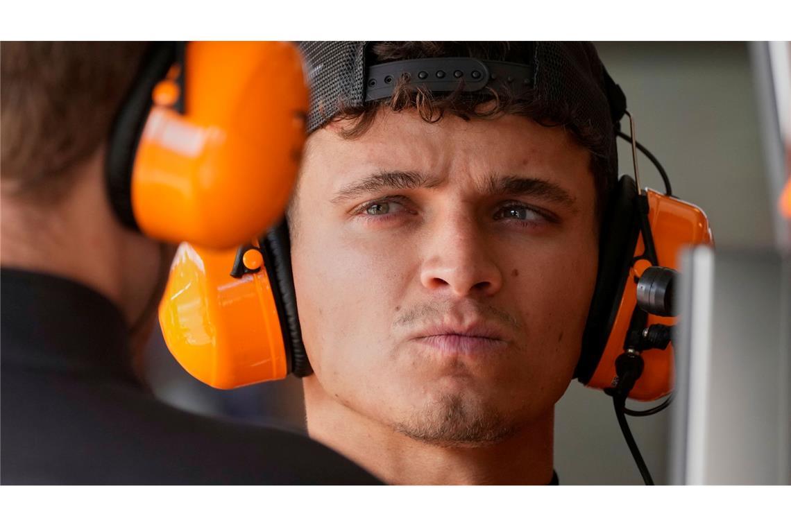 Windige Angelegenheit: Norris Schnellster vor Verstappen Er fährt die Bestzeit vorm Qualifying.