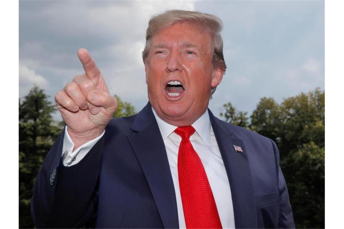 Rassismusvorwurf gegen Trump wegen Attacke gegen Demokraten Er habe keinen Funken Rassismus in sich, sagt Donald Trump. Foto: Carolyn Kaster/AP